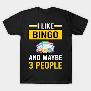 3 People Bingo T-Shirt